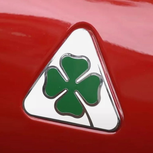 Alfa Romeo QV wing clovers new, aluminum pair