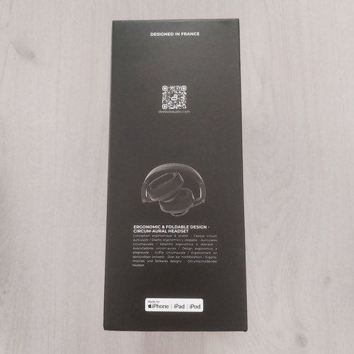 DeeBee dB-Pulse Black wireless headphones new, Bluetooth 5.2, Hybrid ANC