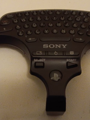 Sony PS3 Wireless Keypad used for controller