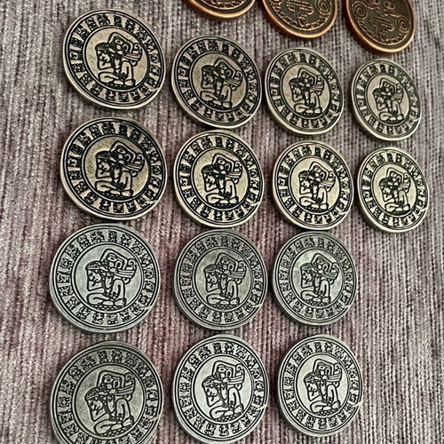 Metal coins pack of 23 pieces