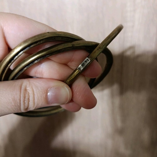 GOTI rock-vintage brass bracelet set used