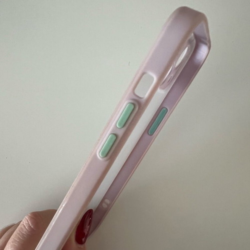 iPhone 13 case like new, lilac with mint details