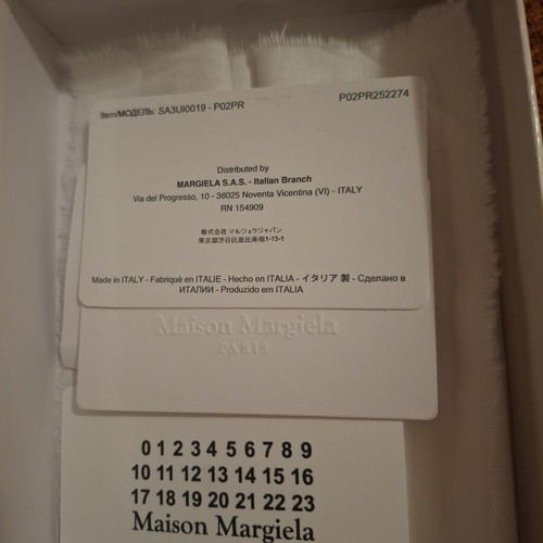 Maison Margiela empty white packaging box like new
