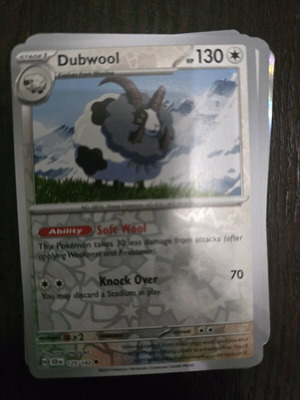 Dubwool Pokémon card new