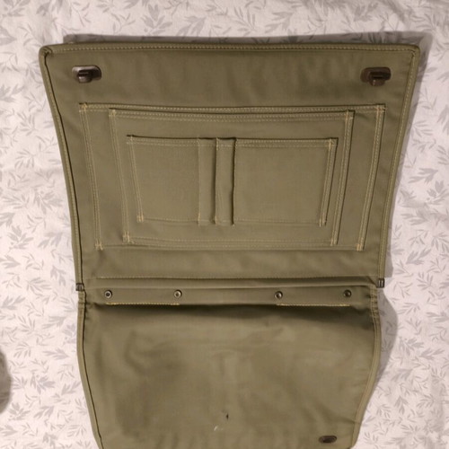 Fabric briefcase used