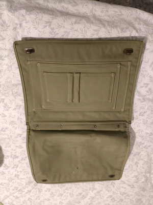 Fabric briefcase used