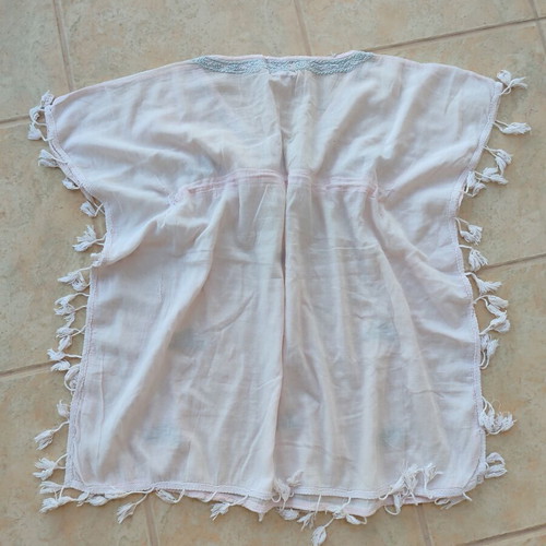 Achilleas Accessorize Cotton Caftan used, powder pink, size 9-12