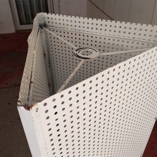 Metal floor lamp used