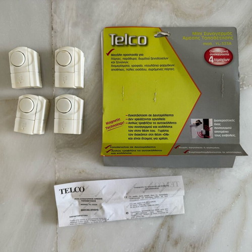 Telco Mini Door/Window Alarm Set of 4 like new