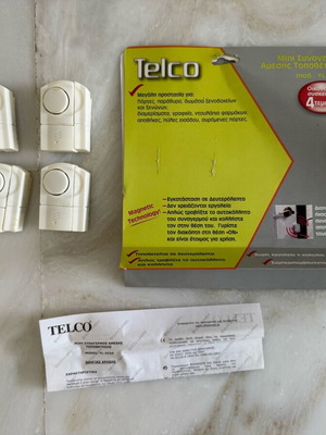 Telco Mini Door/Window Alarm Set of 4 like new