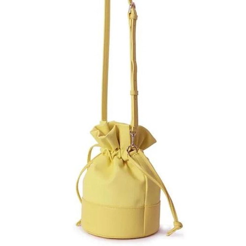 Candy bag handbag new, vegan leather yellow
