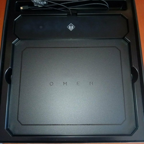HP Omen Mousepad with RGB Lighting and Wireless Charging new