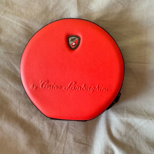 Lamborghini red CD case like new