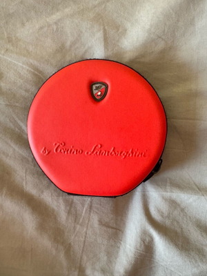 Lamborghini red CD case like new