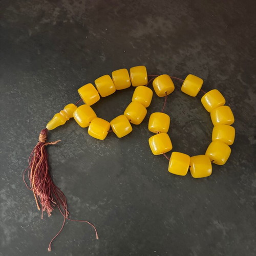 Large worry beads like new made of synthetic resin