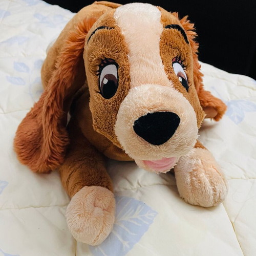 Lady and the Tramp plush dog like new, soft 42cm