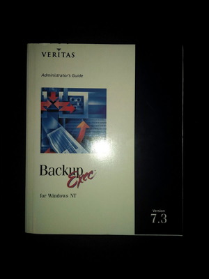 Veritas BackUp Exec 7.3 manual for Windows NT used