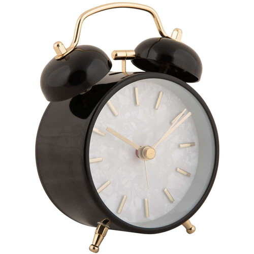 Karlsson table clock with black alarm new