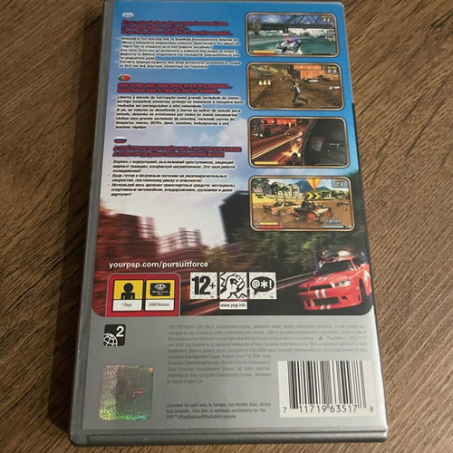 Pursuit Force PlayStation Portable game used in good condition