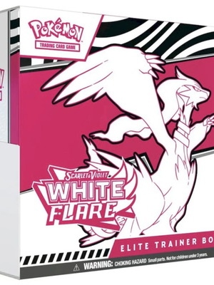 Pokémon TCG Scarlet & Violet 10.5 White Flare Elite Trainer Box new