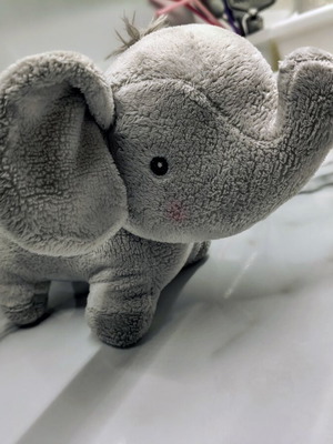 Plush Elephant Soft and Fluffy, New Condition