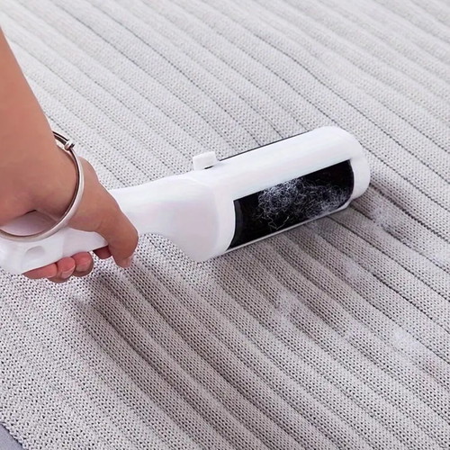 Pet Hair Removal Brush new, with reusable container