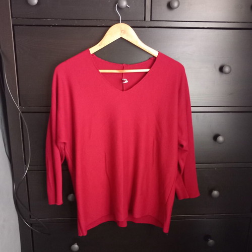 Lightweight women's sweater like new, burgundy, size XL