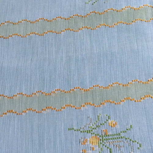 Vintage tablecloth from Crete handmade