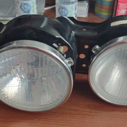 BMW E12 E9 double headlight Bavaria Hella, genuine, new