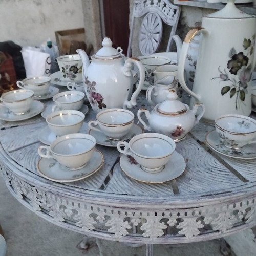 Vintage German Porcelain Tea and Coffee Sets used, mix & match collection