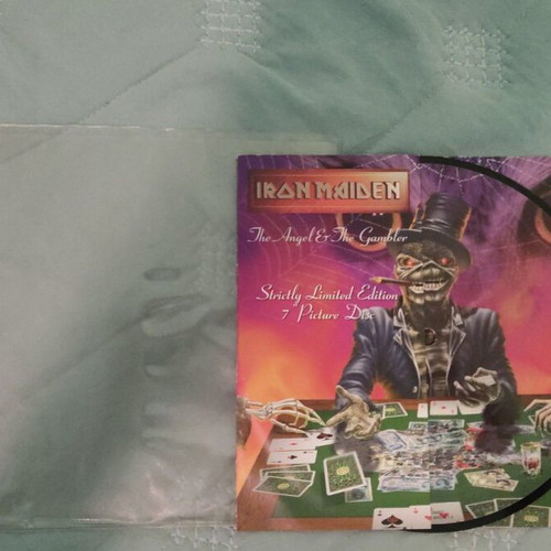 Iron Maiden The Angel And The Gambler LP like new