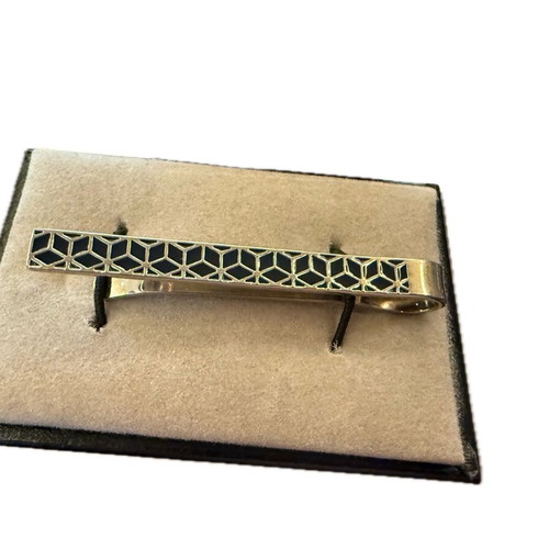 Massimo Dutti tie clip new, black
