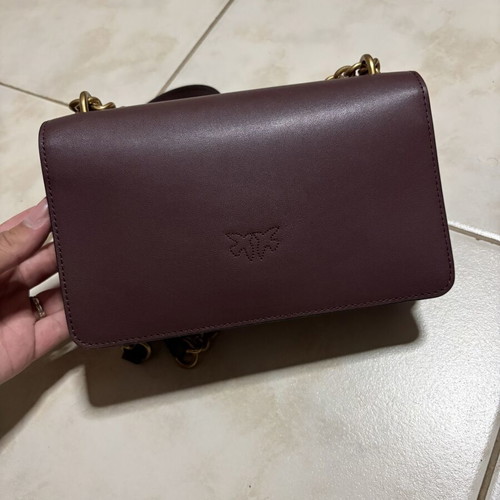 Pinko bag new, brown and red