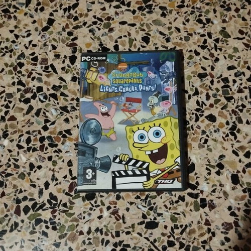 SpongeBob SquarePants Lights Camera Pants PC CD-ROM like new