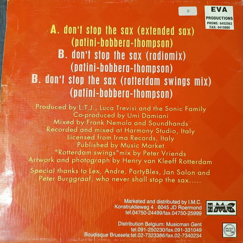 LTJ Sound Machine Don't Stop The Sax 12'' Maxi Single like new