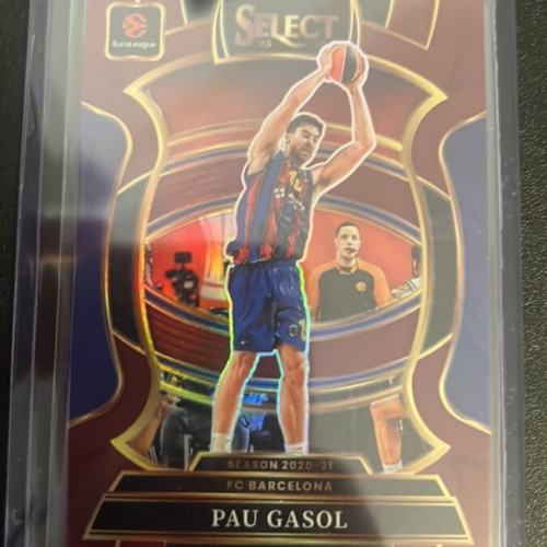 Pau Gasol Select Euroleague Barcelona card new