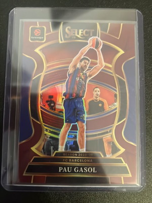 Pau Gasol Select Euroleague Barcelona card new