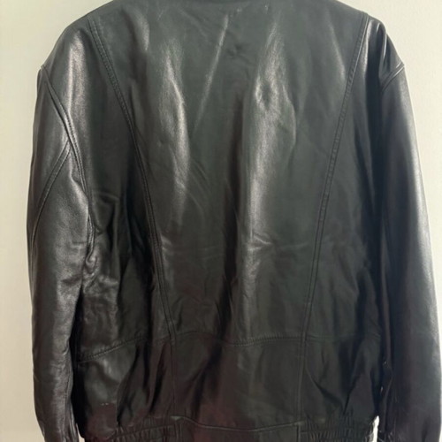 Leather jacket Papagianakis black like new, size M/L