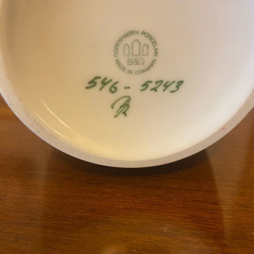 Copenhagen Original collectible porcelain vase with hand painting new