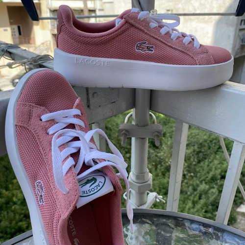 Lacoste sneakers new, size 36, pink