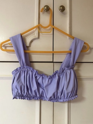 H&M Lilac Bikini Top New, Size M 38 10