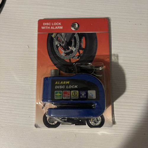 Disc lock with alarm like new