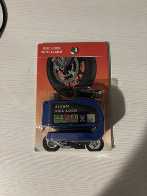 Disc lock with alarm like new