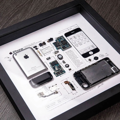 iPhone 1st generation framed new collectible piece