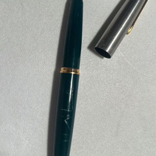 Parker 45 pen used with inox cap and cypress body