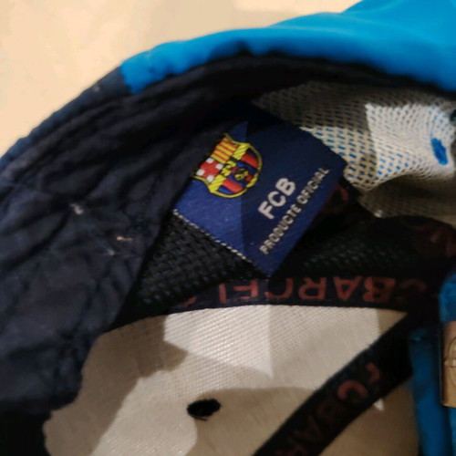 Barcelona caps like new, official football hats