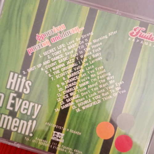 Hits On Every Moment CD used, fruity music release