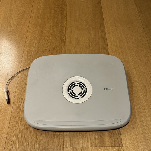 Belkin CoolSpot Cushion laptop cooling pad with USB fan