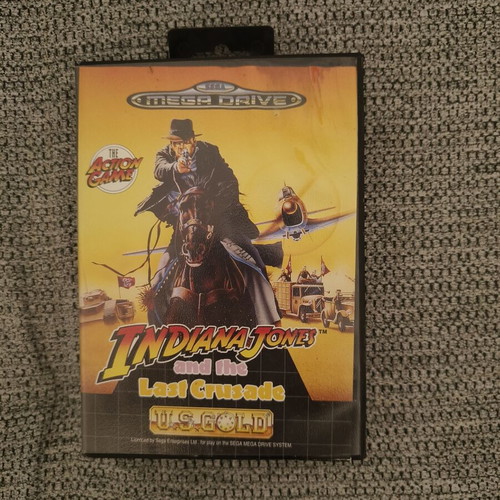 Indiana Jones and the Last Crusade Sega SG-1000 game used, with manual