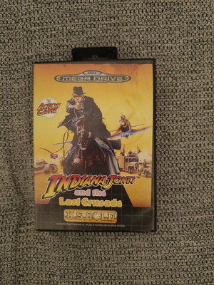 Indiana Jones and the Last Crusade Sega SG-1000 game used, with manual